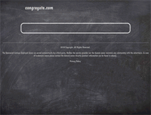 Tablet Screenshot of congregate.com